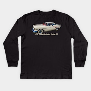 1957 Oldsmobile Golden Rocket 88 Holiday Hardtop Coupe Kids Long Sleeve T-Shirt